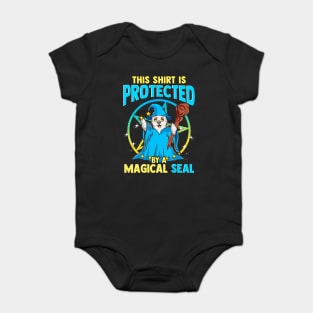 This Shirt is Protected by a Magical Seal Funny Halloween Baby Bodysuit